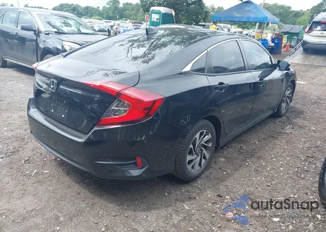 2018 Honda Civic Ex from USA, damaged, VIN 19XFC2F72JE032250